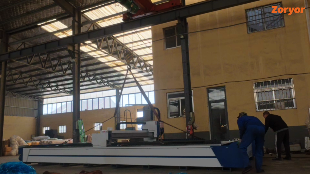 How to Install and Commission a Laser Cutting Machine adjust the installation position