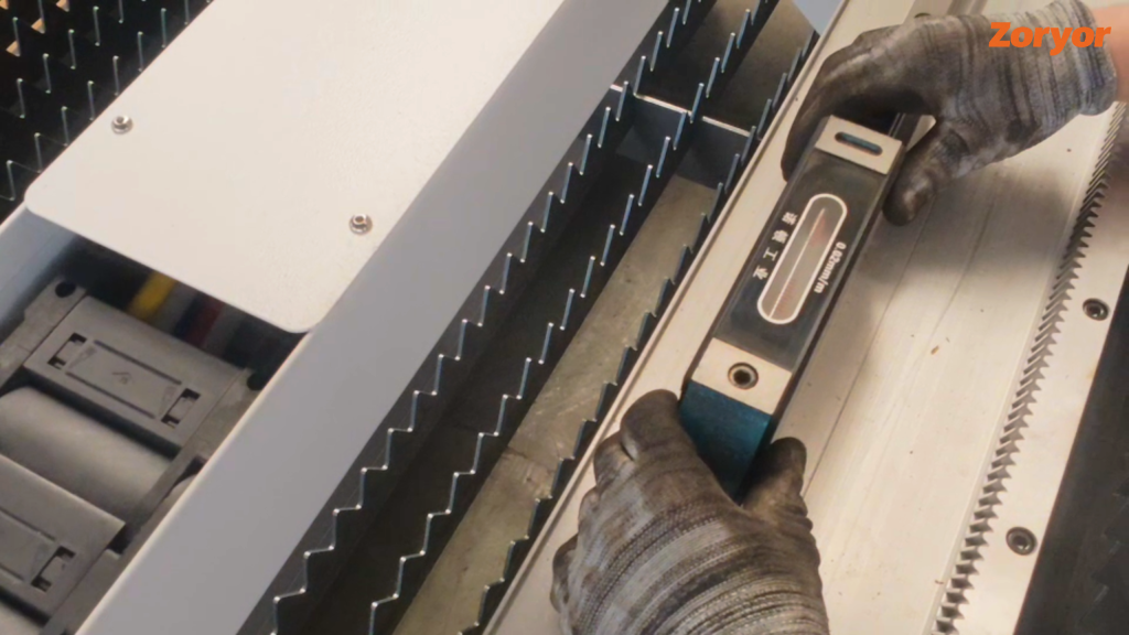 How to Install and Commission a Laser Cutting Machine machine leveling